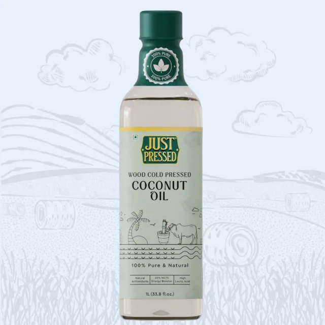 Wood Pressed Coconut Oil 1 Ltr