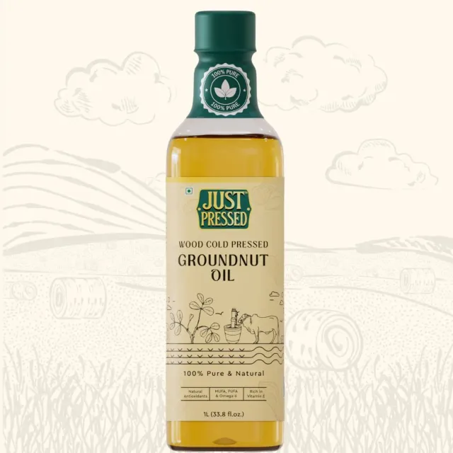 Wood Pressed Groundnut Oil 1 Ltr