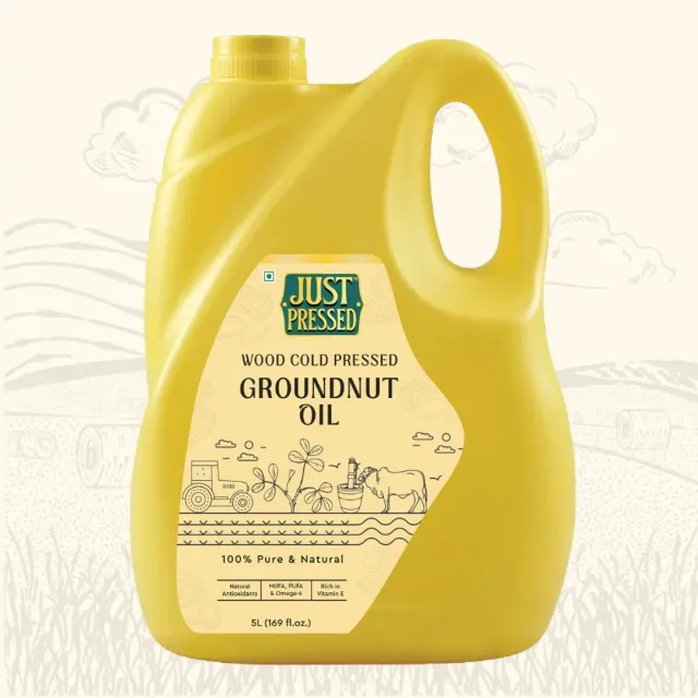 Wood Pressed Groundnut Oil 5 Ltr