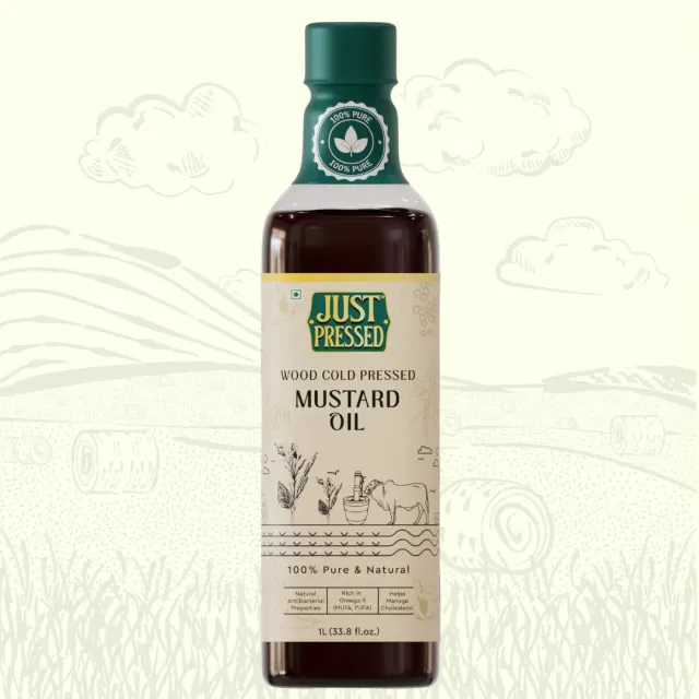 Wood Pressed Mustard Oil 1 Ltr