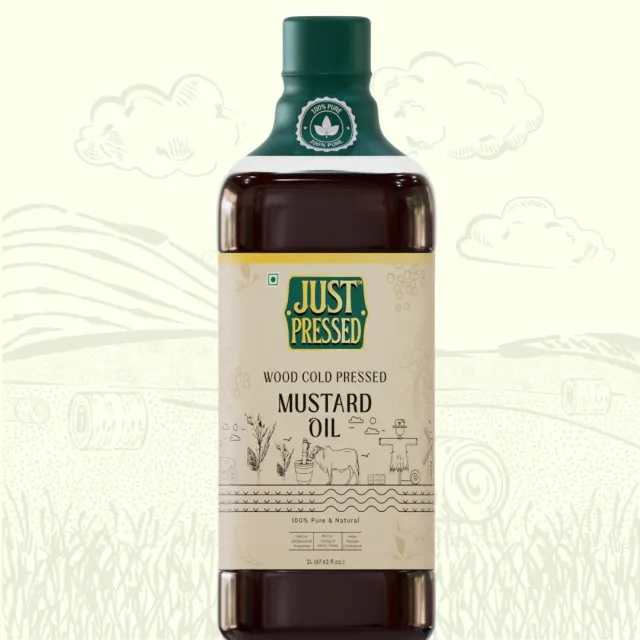 Wood Pressed Mustard Oil 2 Ltr