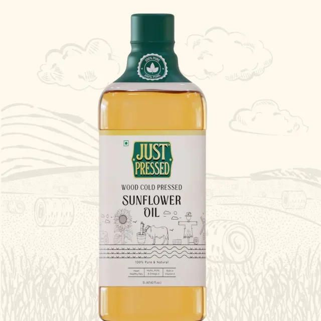 Wood Pressed Sunflower Oil 2 Ltr